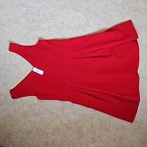 Charming Charlie Sleeveless Dress, with pleats, Size XL